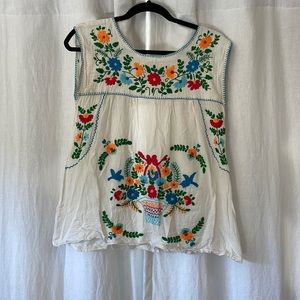 Siren Mexican Embroidered Blouse